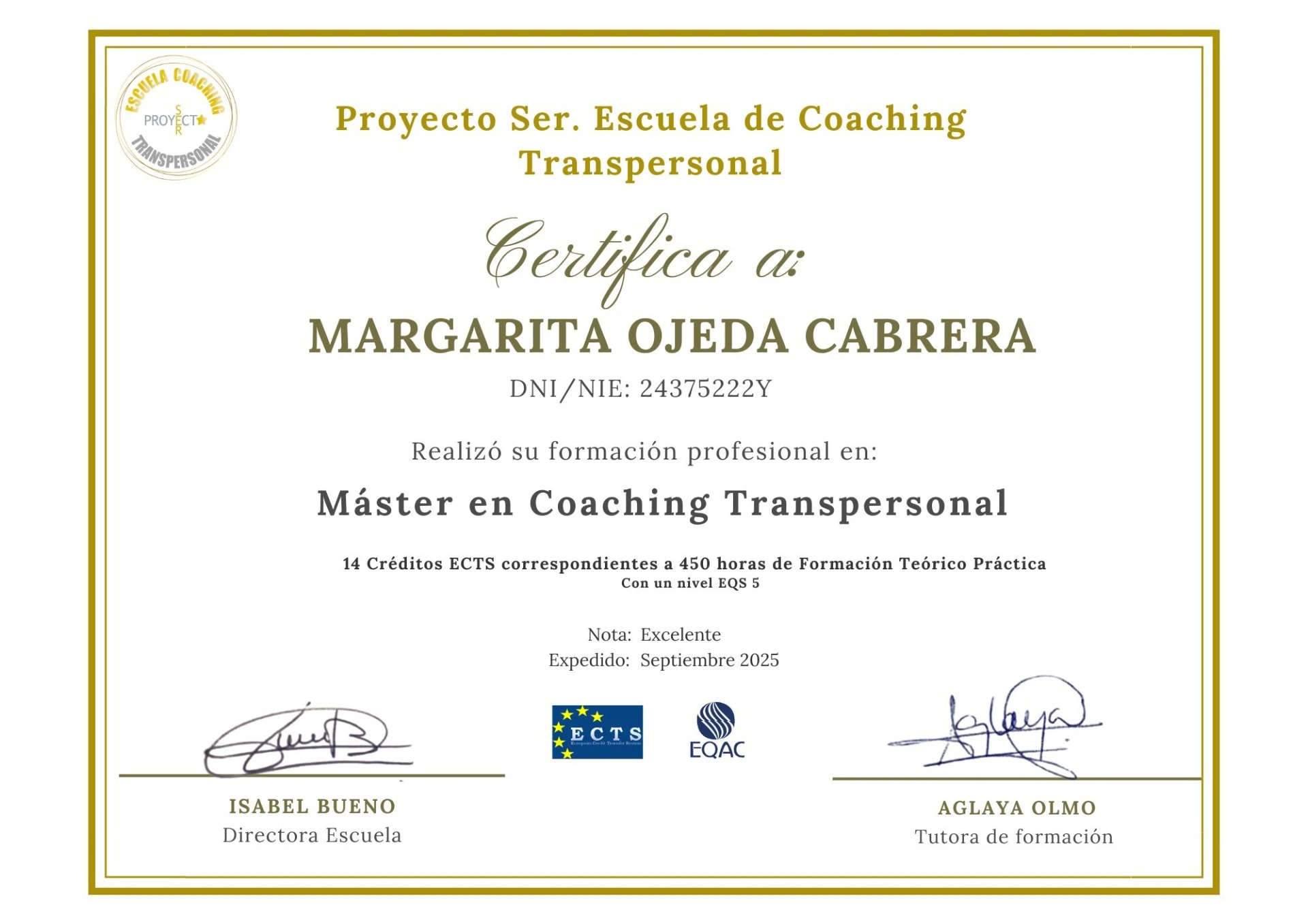 Certificado Margarita Ojeda Cabrera MCT